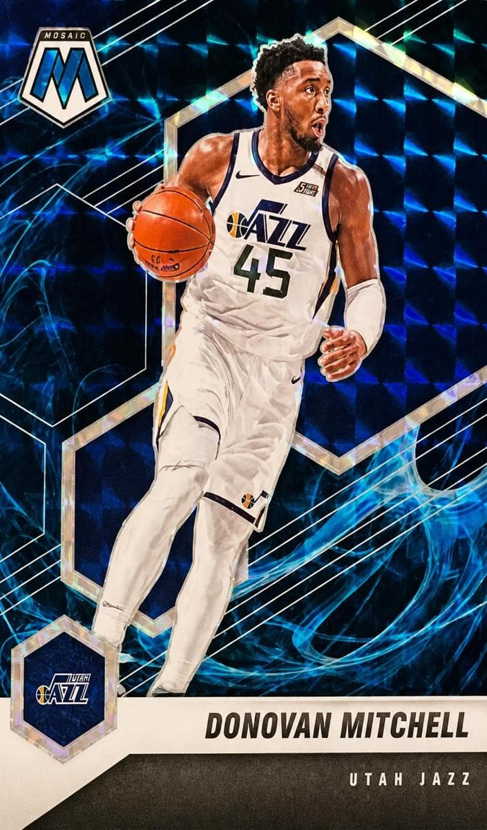 Donovan Mitchell 2020 panini Panini Mosaic