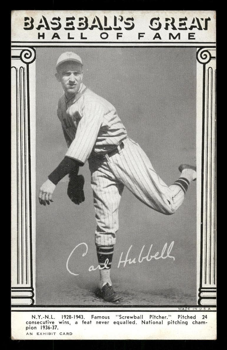 Carl Hubbell #nno