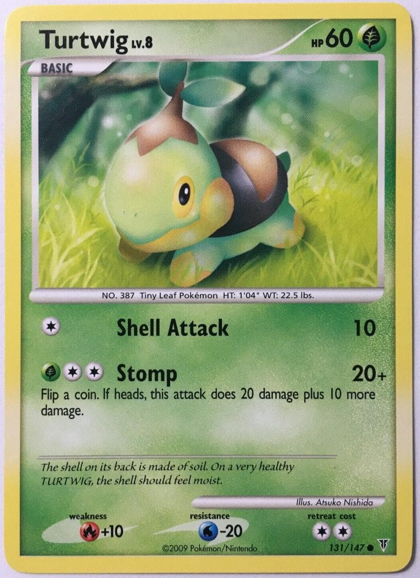 Turtwig trading card