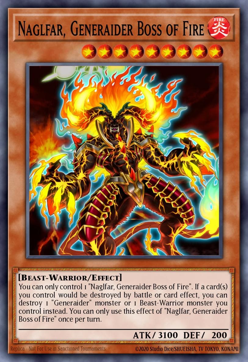 Naglfar, Generaider Boss of Fire #MYFI-EN030