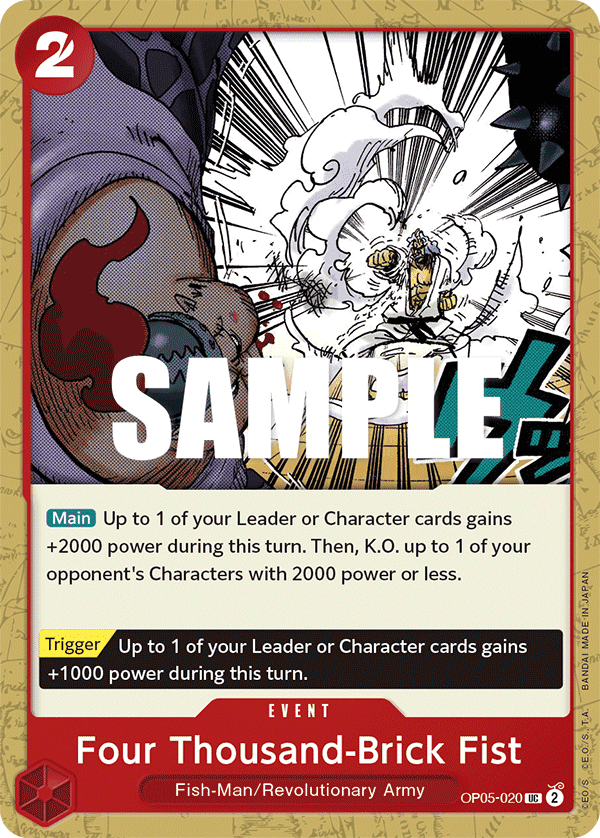 Four Thousand-Brick Fist 2023 One Piece Awakening of the New Era