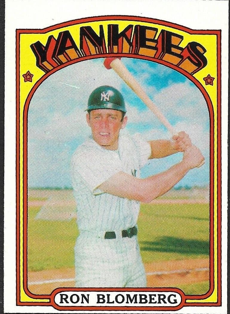 Ron Blomberg 1972 topps Topps