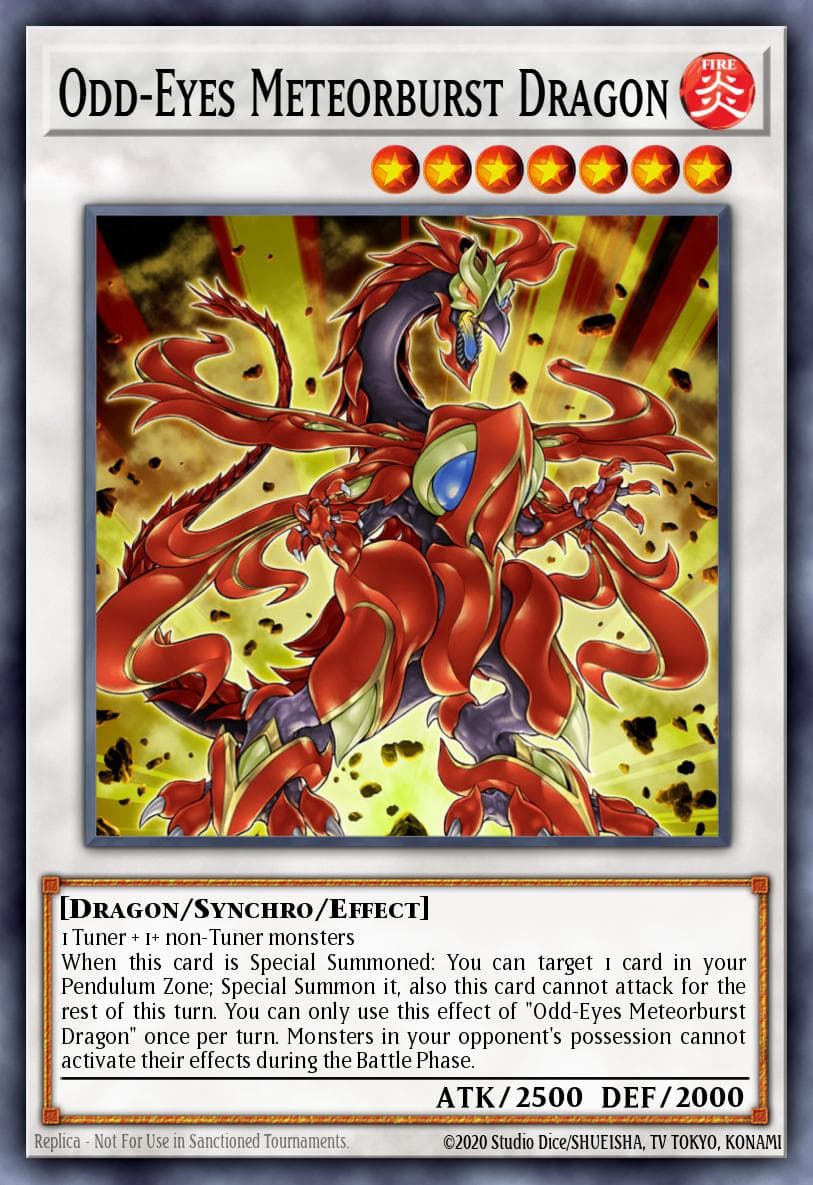 Odd-Eyes Meteorburst Dragon #PEVO-EN032