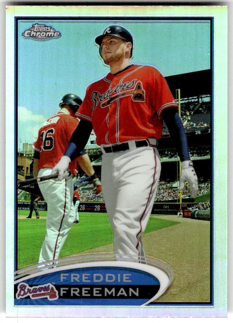 Freddie Freeman 2012 topps Topps Chrome