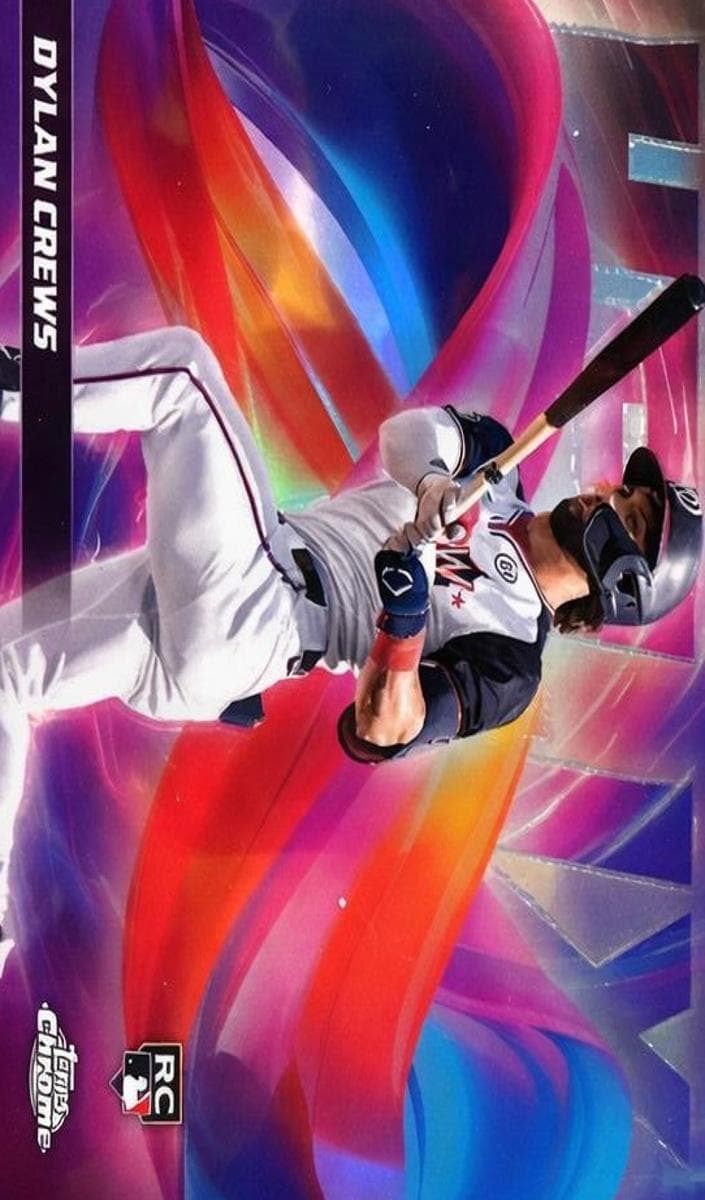 Dylan Crews 2025 topps Chrome