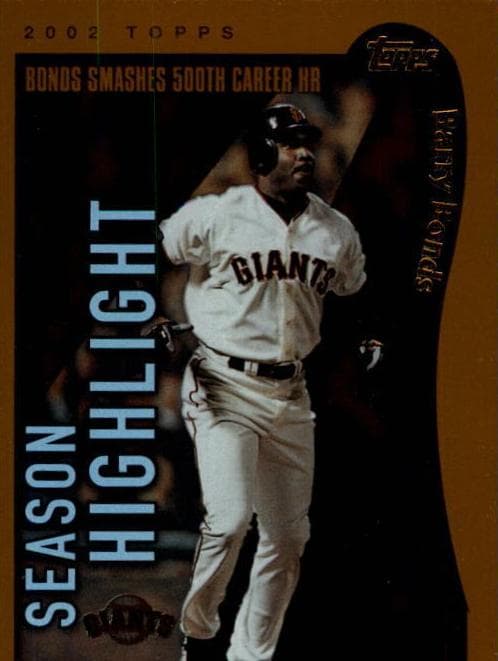 Barry Bonds 2002 topps