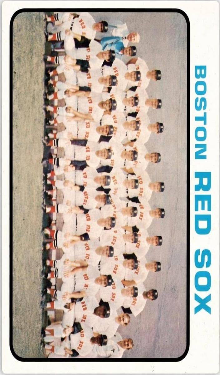 Boston Red Sox 1973 topps Topps