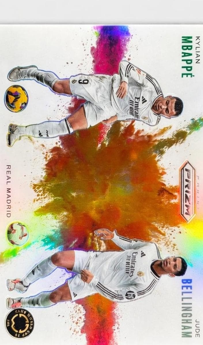Jude Bellingham / Kylian Mbappe trading card