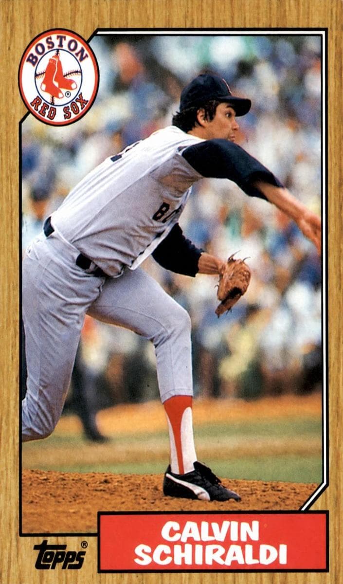 Calvin Schiraldi trading card