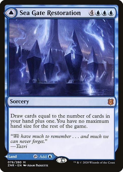 Sea Gate Restoration & Sea Gate, Reborn 2020 Magic: The Gathering Zendikar Rising