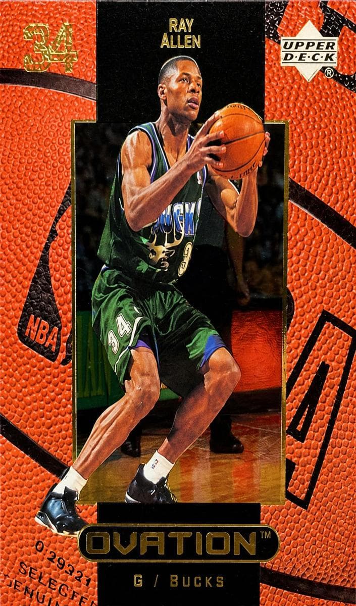 Ray Allen 1999 upper-deck Ovation