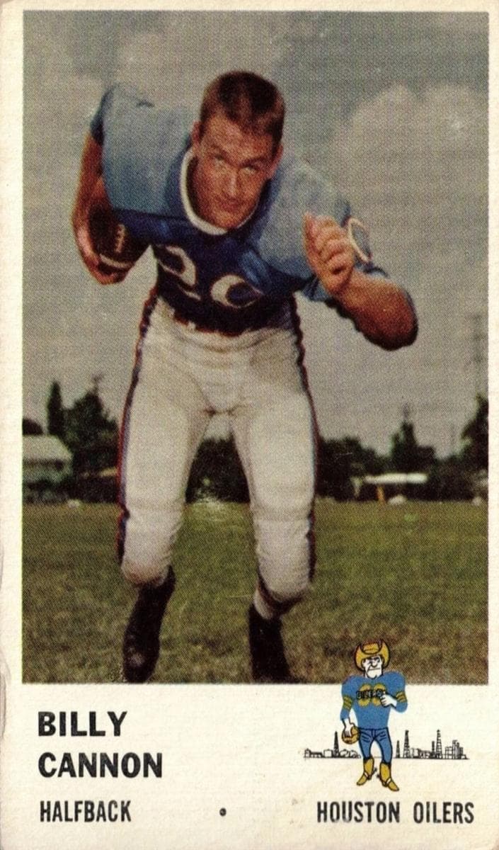 Billy Cannon 1961 fleer Fleer