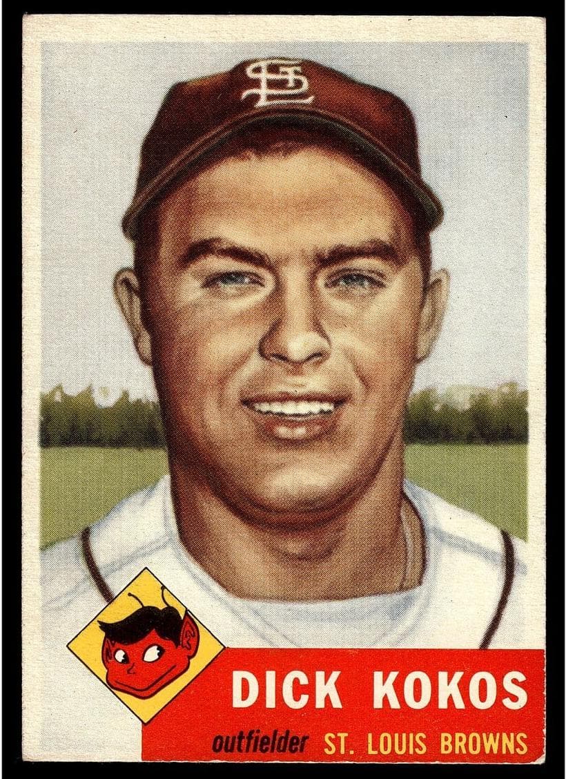 Dick Kokos 1953 topps Topps