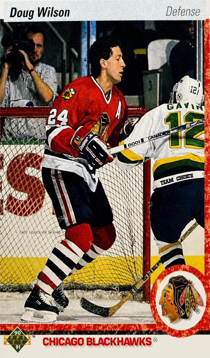Doug Wilson 1990 upper-deck Upper Deck