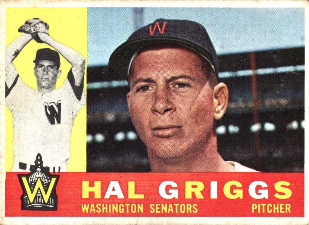 Hal Griggs 1960 topps Topps