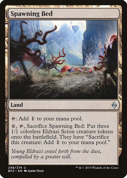 Spawning Bed 2015 Magic: The Gathering Battle for Zendikar
