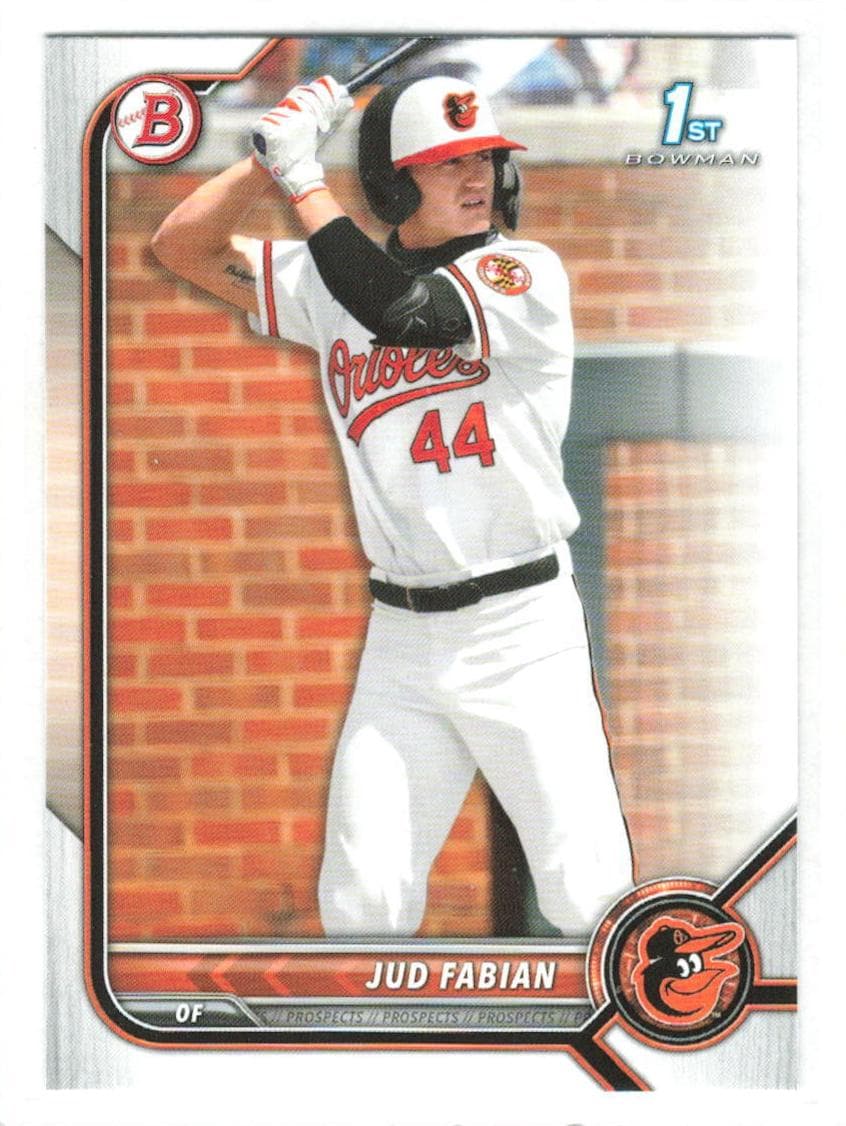 Jud Fabian 2022 bowman Bowman Draft