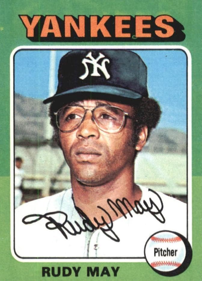 Rudy May 1975 topps