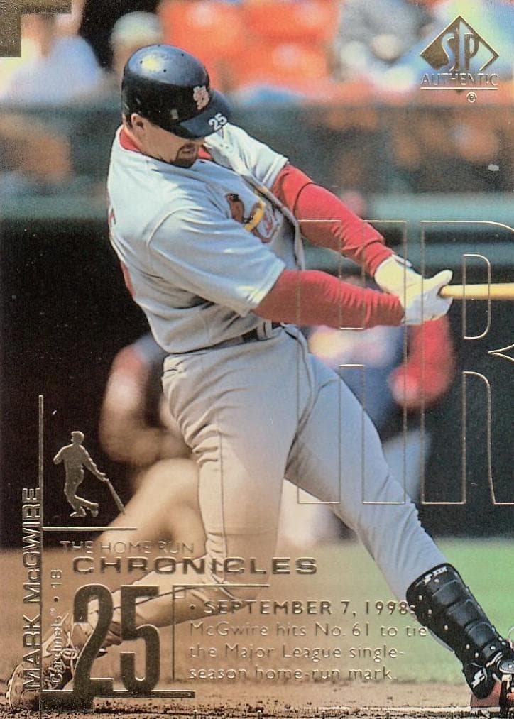 Mark McGwire 1999 unknown SP Authentic