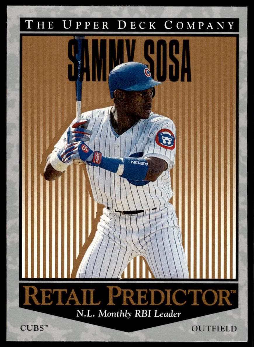 Sammy Sosa 1996 upper-deck Upper Deck
