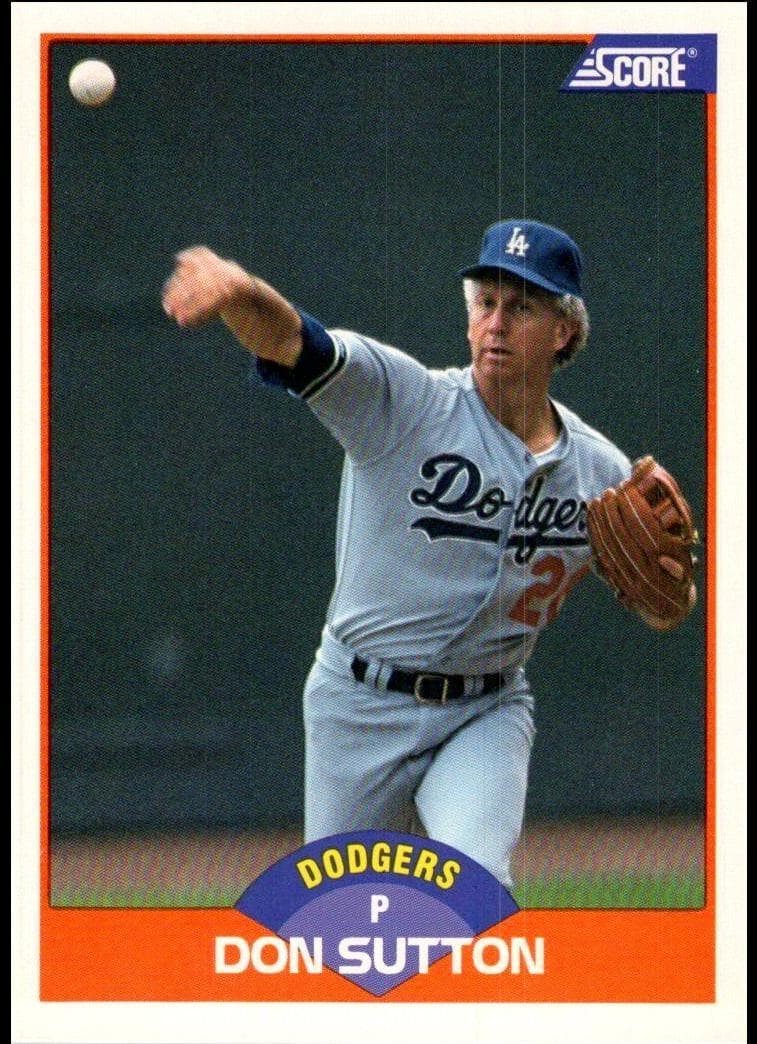 Don Sutton 1989 panini