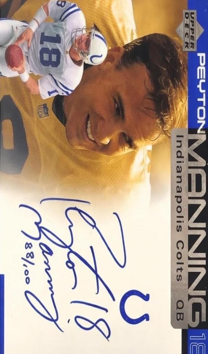 Peyton Manning 2000 topps