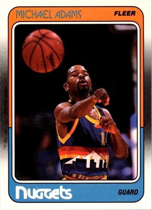 Michael Adams trading card