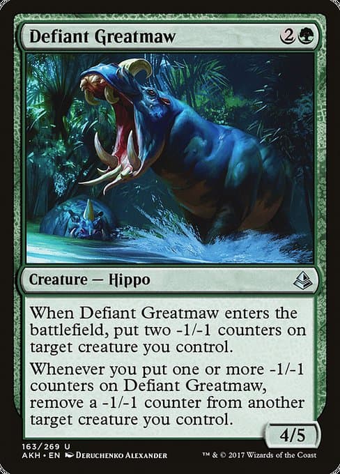 Defiant Greatmaw 2017 Magic: The Gathering Amonkhet