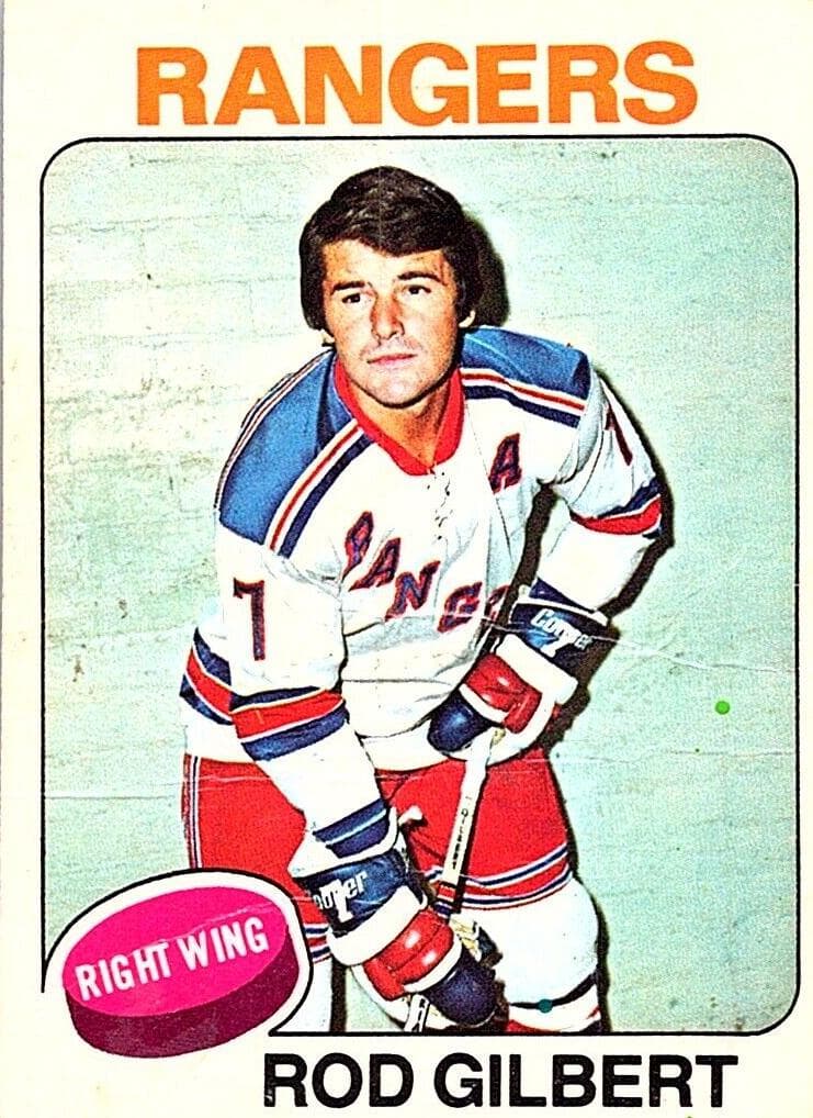 Rod Gilbert 1975 topps