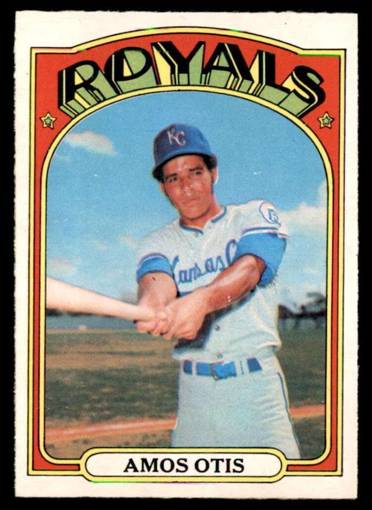 Amos Otis 1972 topps O-Pee-Chee