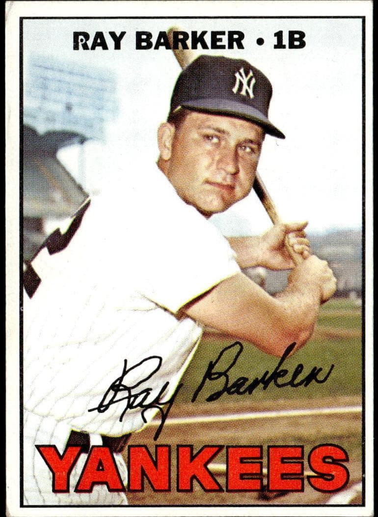 Ray Barker 1967 topps Topps