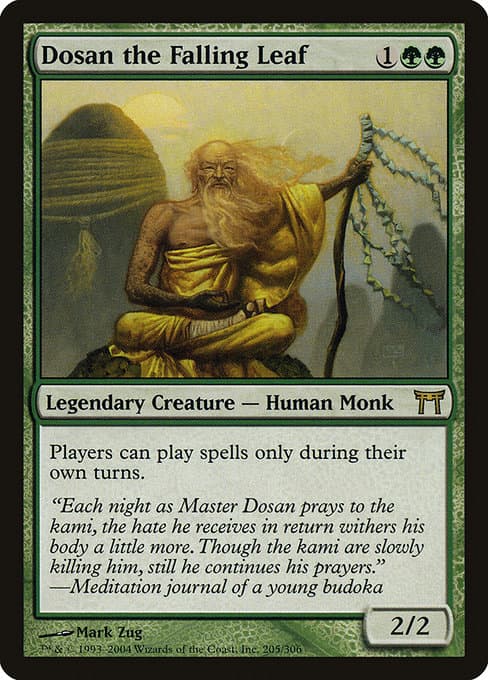 Dosan the Falling Leaf 2004 Magic: The Gathering Champions of Kamigawa