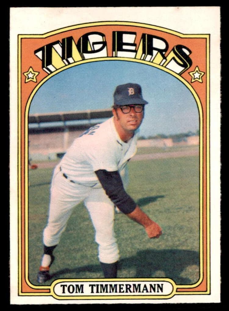 Tom Timmermann 1972 topps O-Pee-Chee