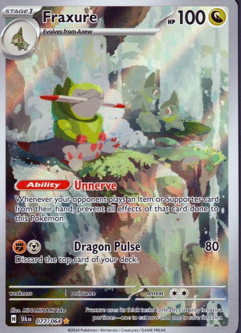 Fraxure trading card
