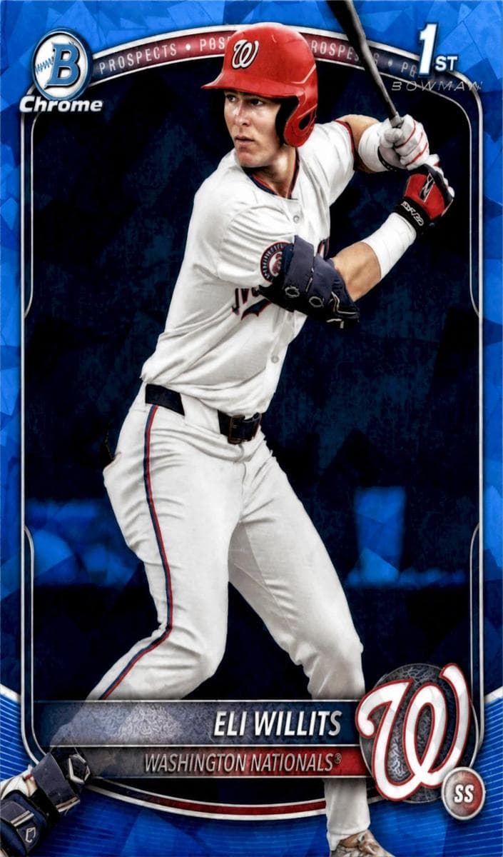 Eli Willits 2025 bowman Bowman Draft Sapphire