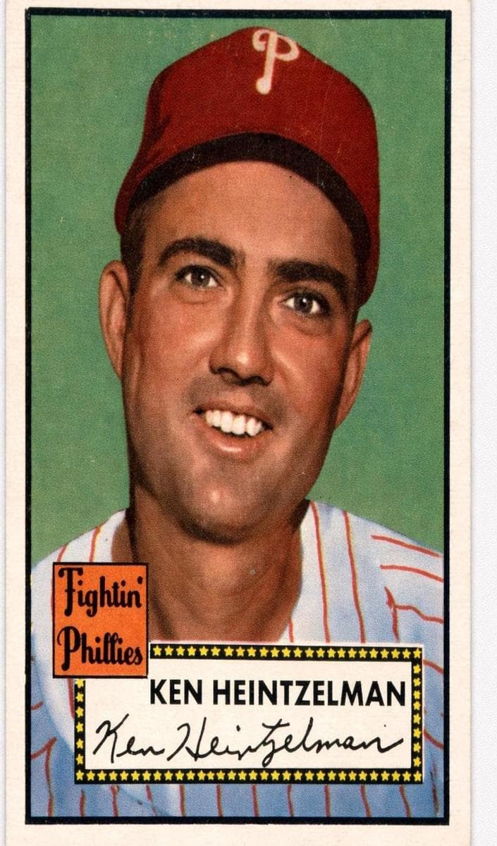Ken Heintzelman 1952 topps Topps