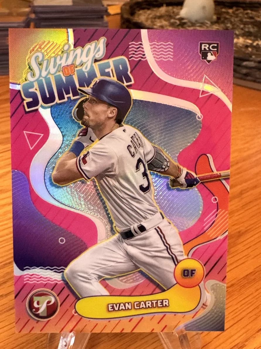 Evan Carter 2024 topps Topps Pristine