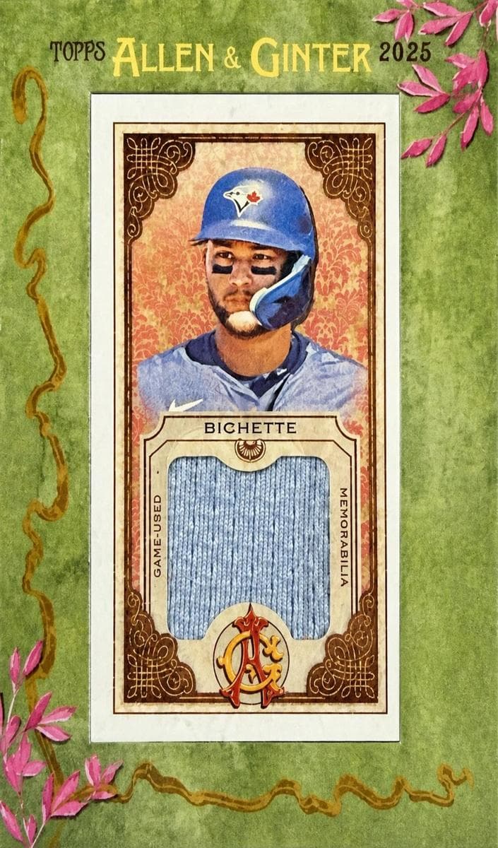Bo Bichette 2025 topps Topps Allen & Ginter