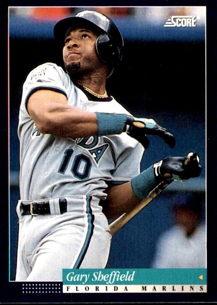 Gary Sheffield 1994 panini Score
