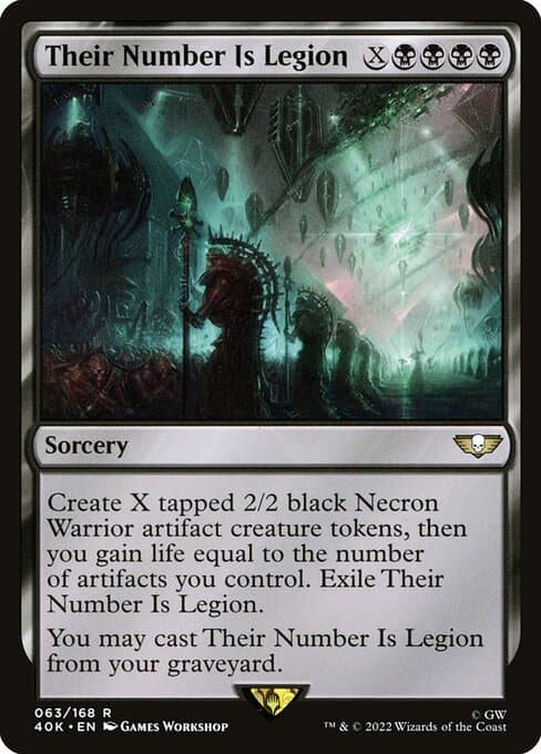 Their Number Is Legion 2022 Magic: The Gathering Warhammer 40,000