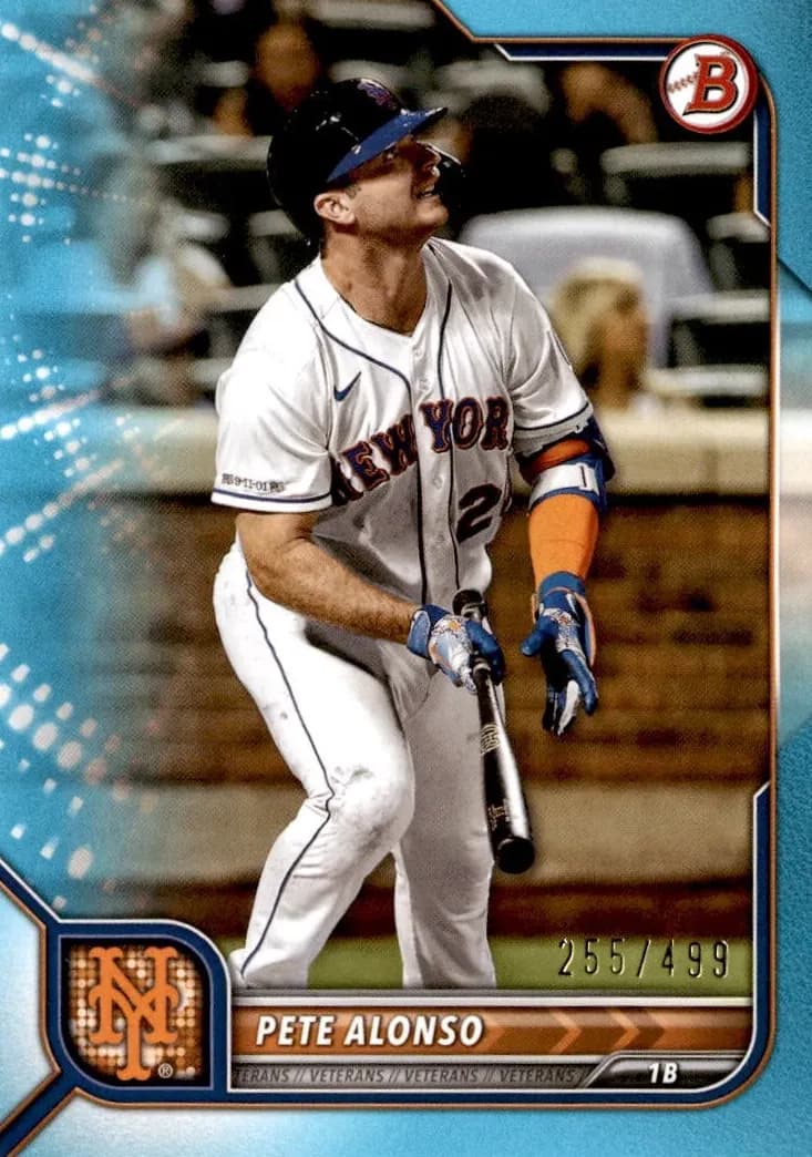 Pete Alonso 2022 bowman Bowman