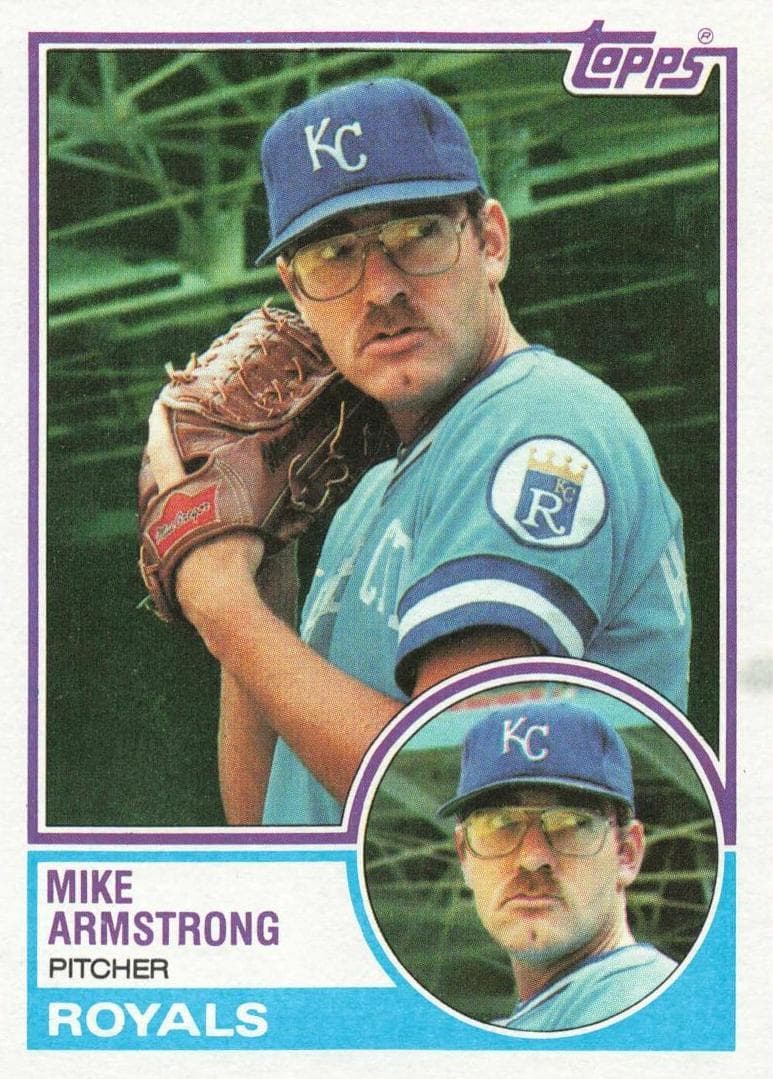 Mike Armstrong trading card