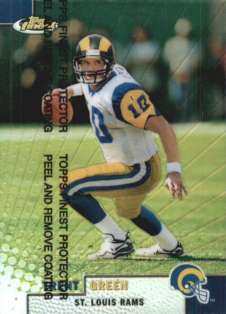 Trent Green 1999 topps Finest Football Refractor