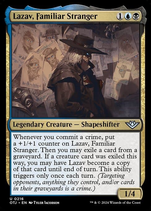 Lazav, Familiar Stranger 2024 Magic: The Gathering Outlaws of Thunder Junction