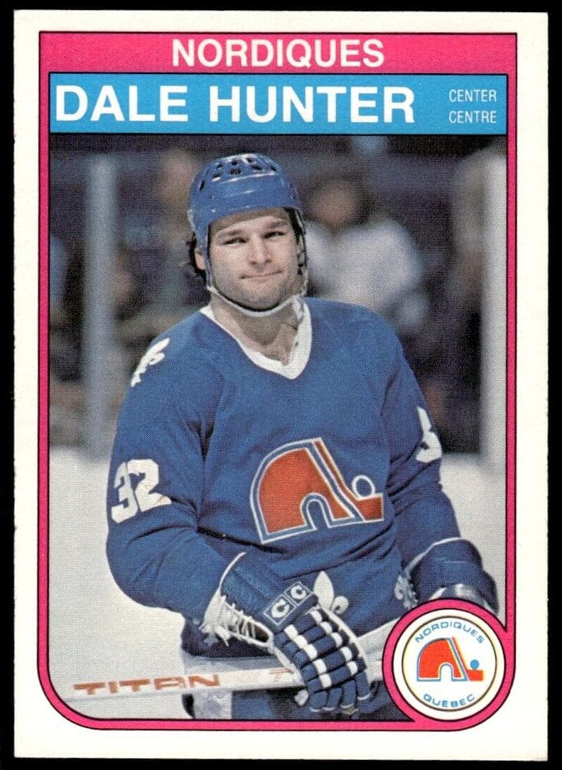 Dale Hunter 1982 topps O-Pee-Chee