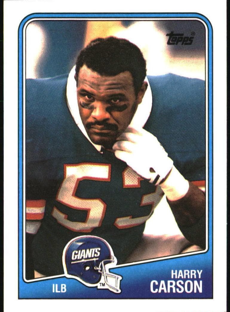 Harry Carson 1988 topps Topps