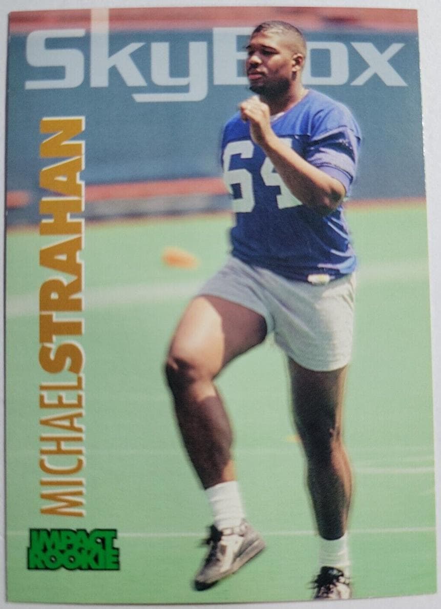 Michael Strahan 1993 skybox Impact