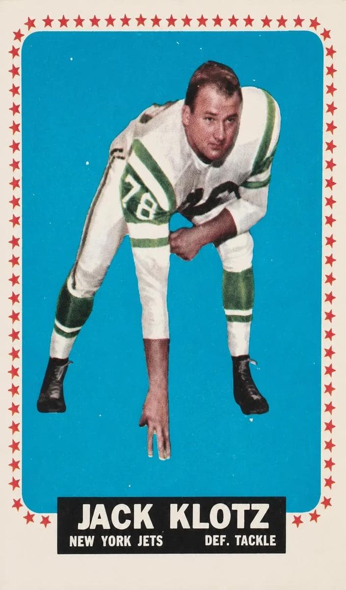 Jack Klotz 1964 topps