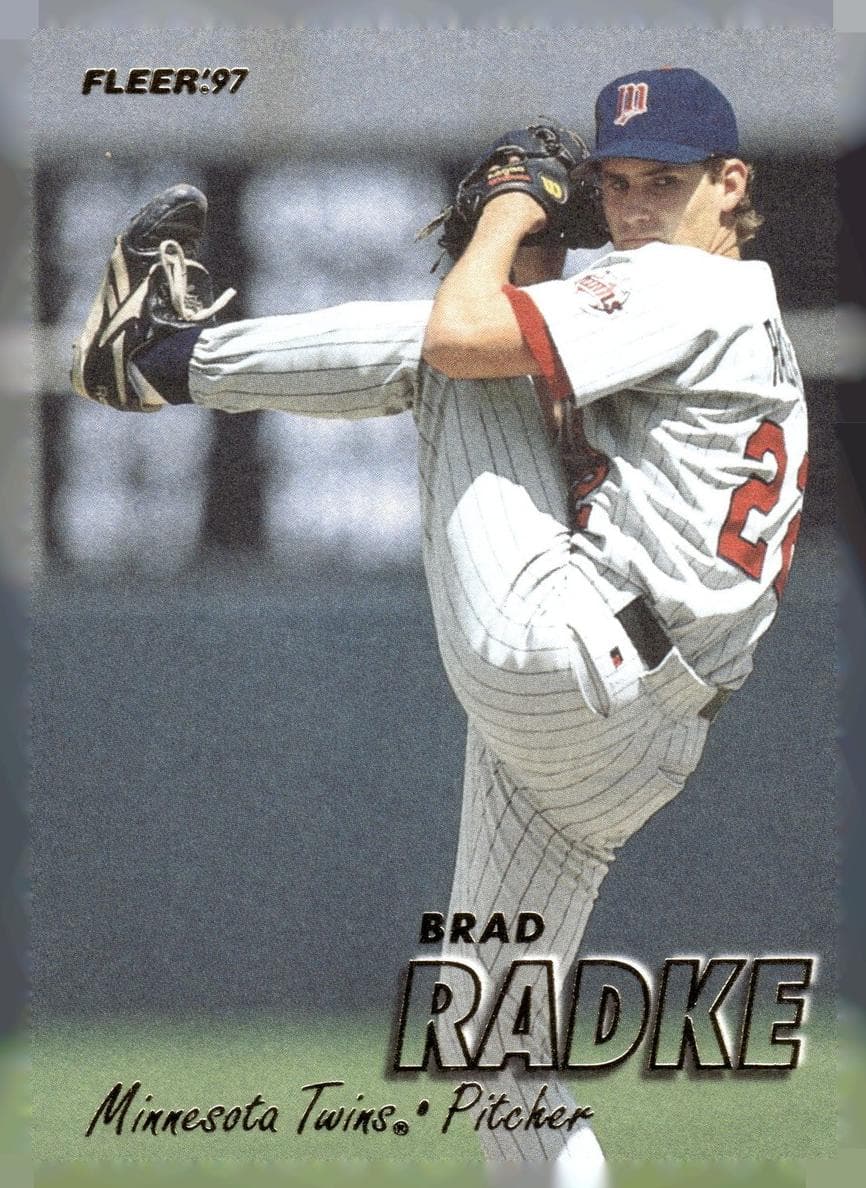 Brad Radke 1997 fleer Fleer