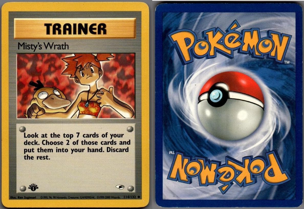 Misty's Wrath trading card